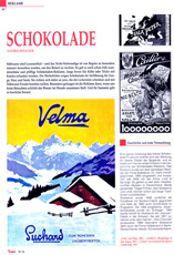 Schokladenreklame.